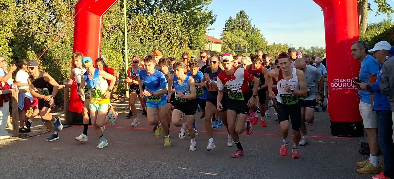 Article Le Progrès : Courses de Saint-Just : les trois formats ont réuni 374 coureurs